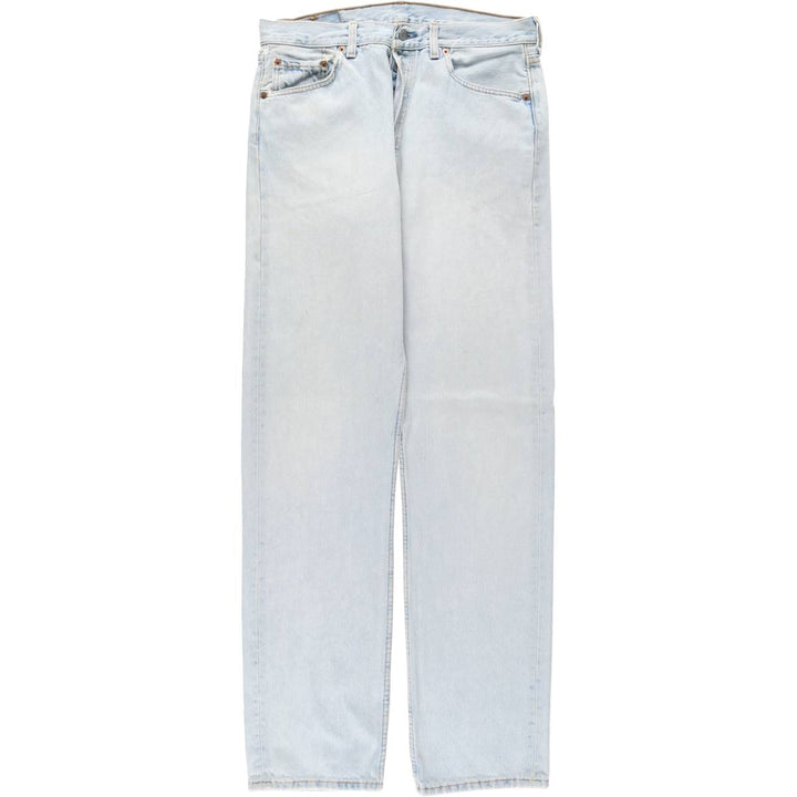 1990'S Levi's 501-0131 Straight Denim Pants, Made in USA, Men's Size W32 (approx.), Vintage cotton Blue type light blue Vintage Second Hand