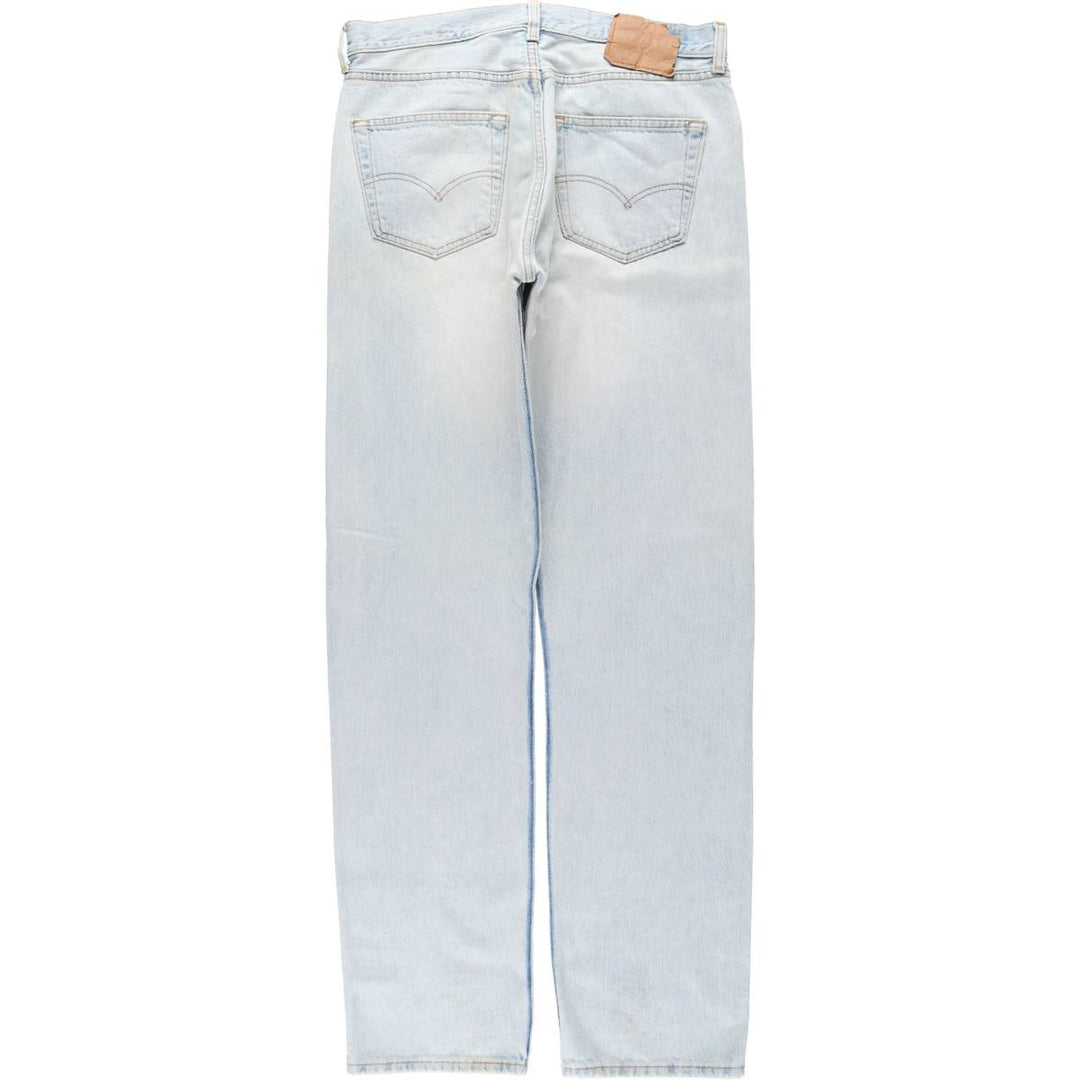 1990'S Levi's 501-0131 Straight Denim Pants, Made in USA, Men's Size W32 (approx.), Vintage cotton Blue type light blue Vintage Second Hand