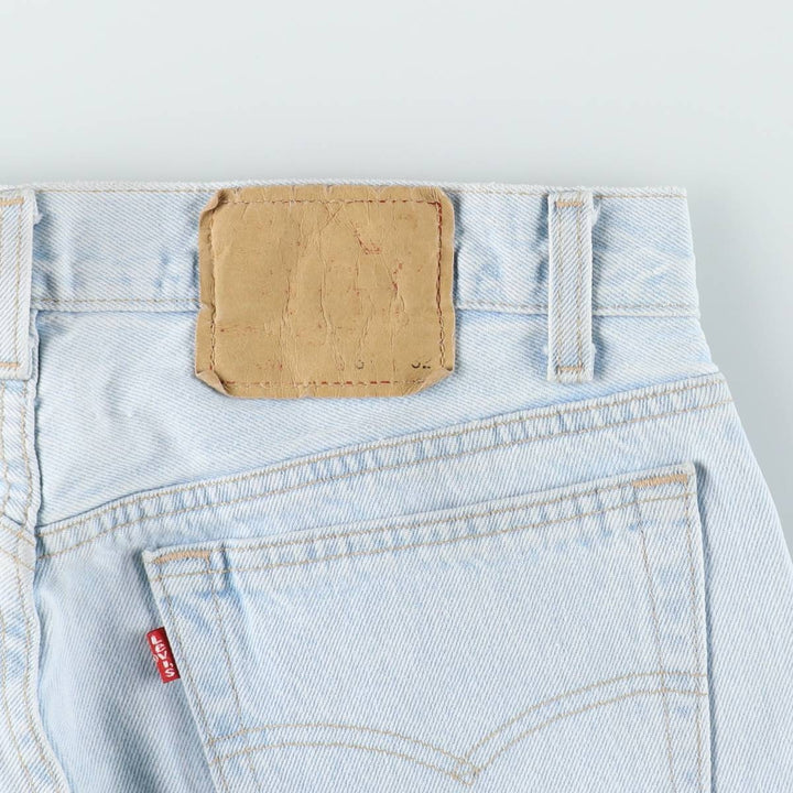 2000'S Levi's 501 Straight Denim Pants, Made in USA, Men's Size W32 (approx.) cotton Blue type light blue Vintage Second Hand