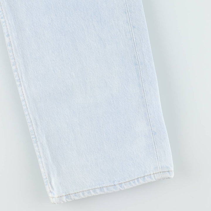 2000'S Levi's 501 Straight Denim Pants, Made in USA, Men's Size W32 (approx.) cotton Blue type light blue Vintage Second Hand
