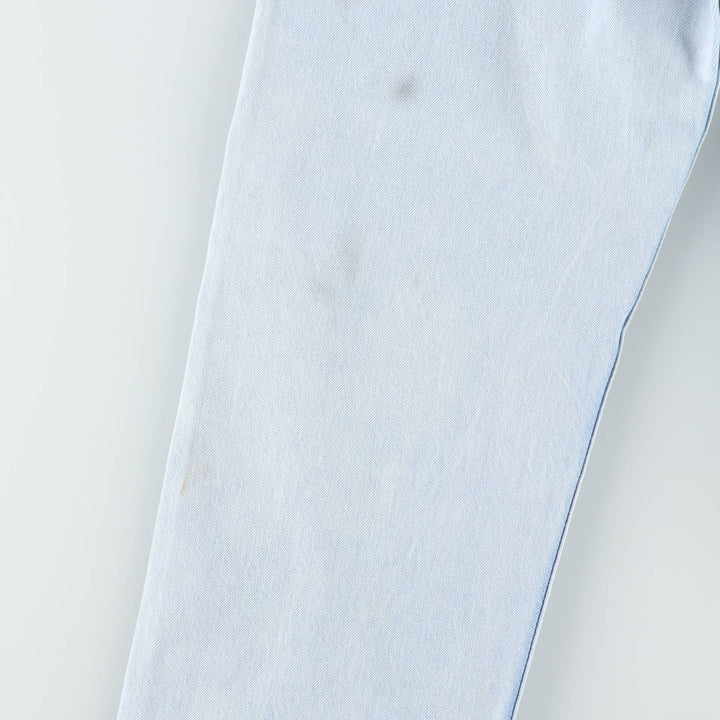 2000'S Levi's 501 Straight Denim Pants, Made in USA, Men's Size W32 (approx.) cotton Blue type light blue Vintage Second Hand