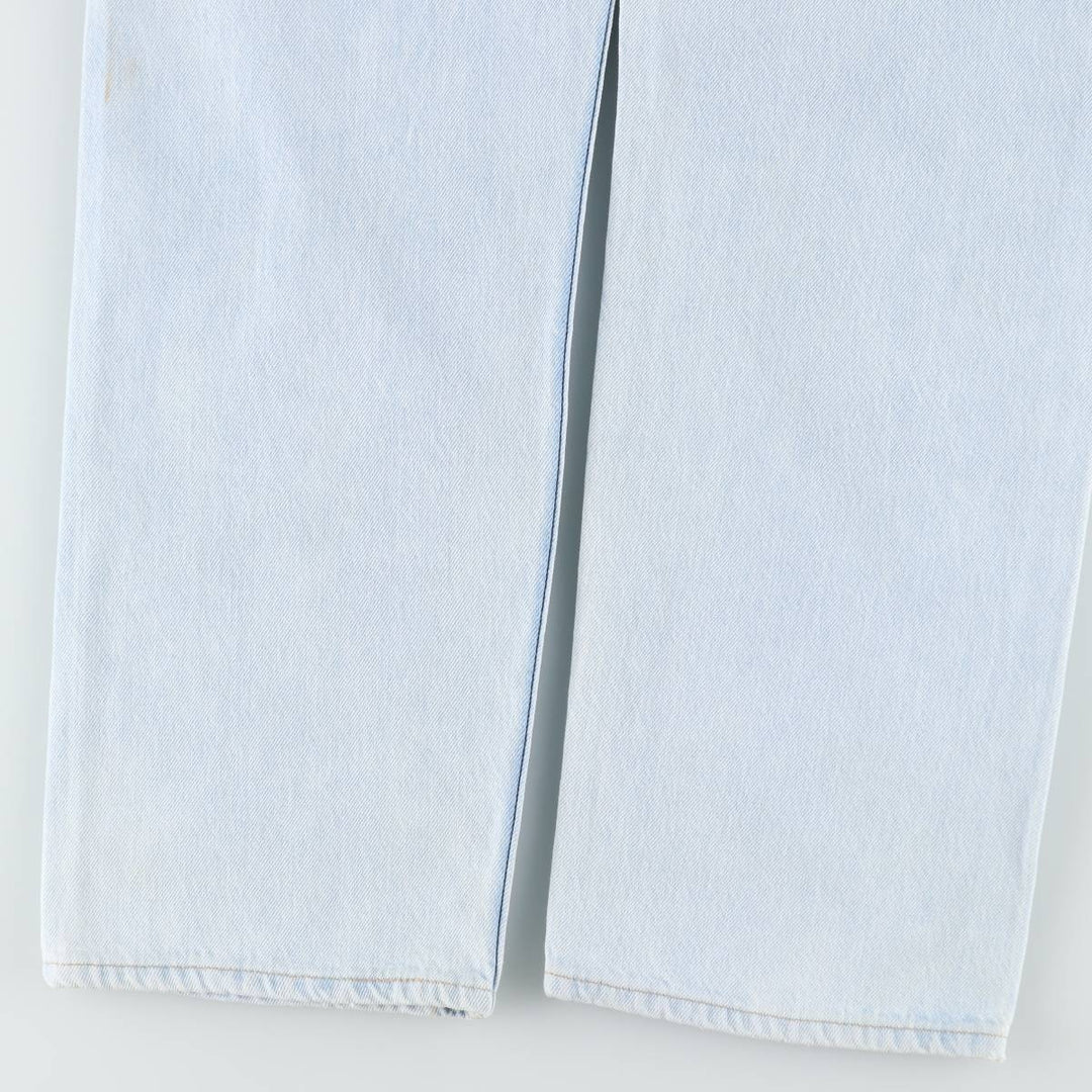 2000'S Levi's 501 Straight Denim Pants, Made in USA, Men's Size W32 (approx.) cotton Blue type light blue Vintage Second Hand