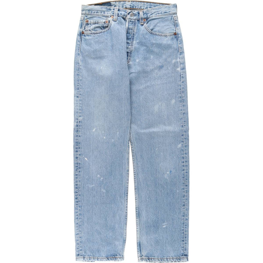90'S Levi's 501-0193 Straight Denim Pants Made in USA Men's W30 Vintage cotton blue type Vintage Second Hand
