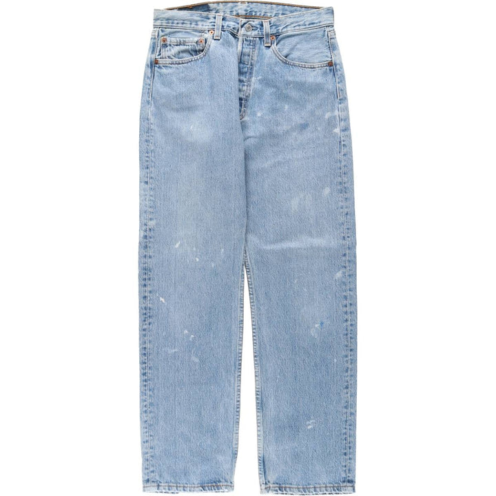 90'S Levi's 501-0193 Straight Denim Pants Made in USA Men's W30 Vintage cotton blue type Vintage Second Hand