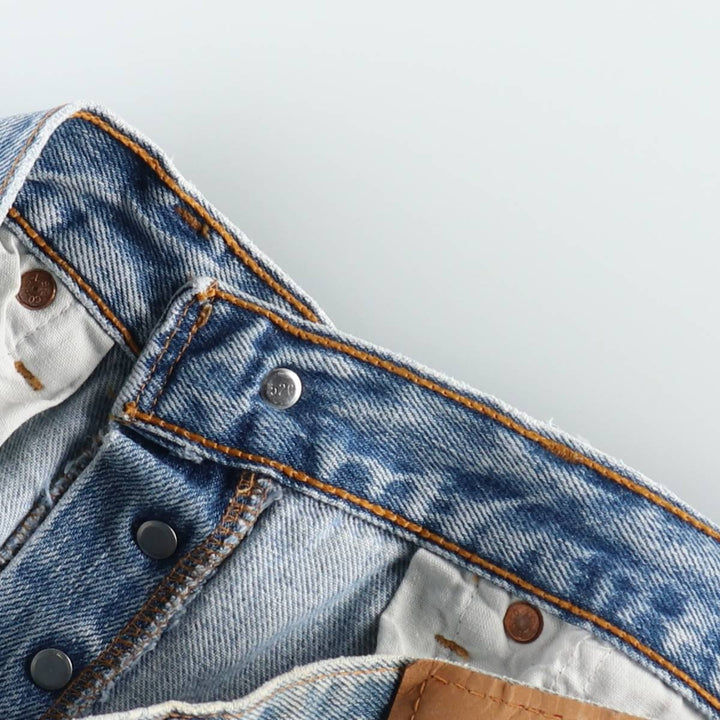 90'S Levi's 501-0193 Straight Denim Pants Made in USA Men's W30 Vintage cotton blue type Vintage Second Hand
