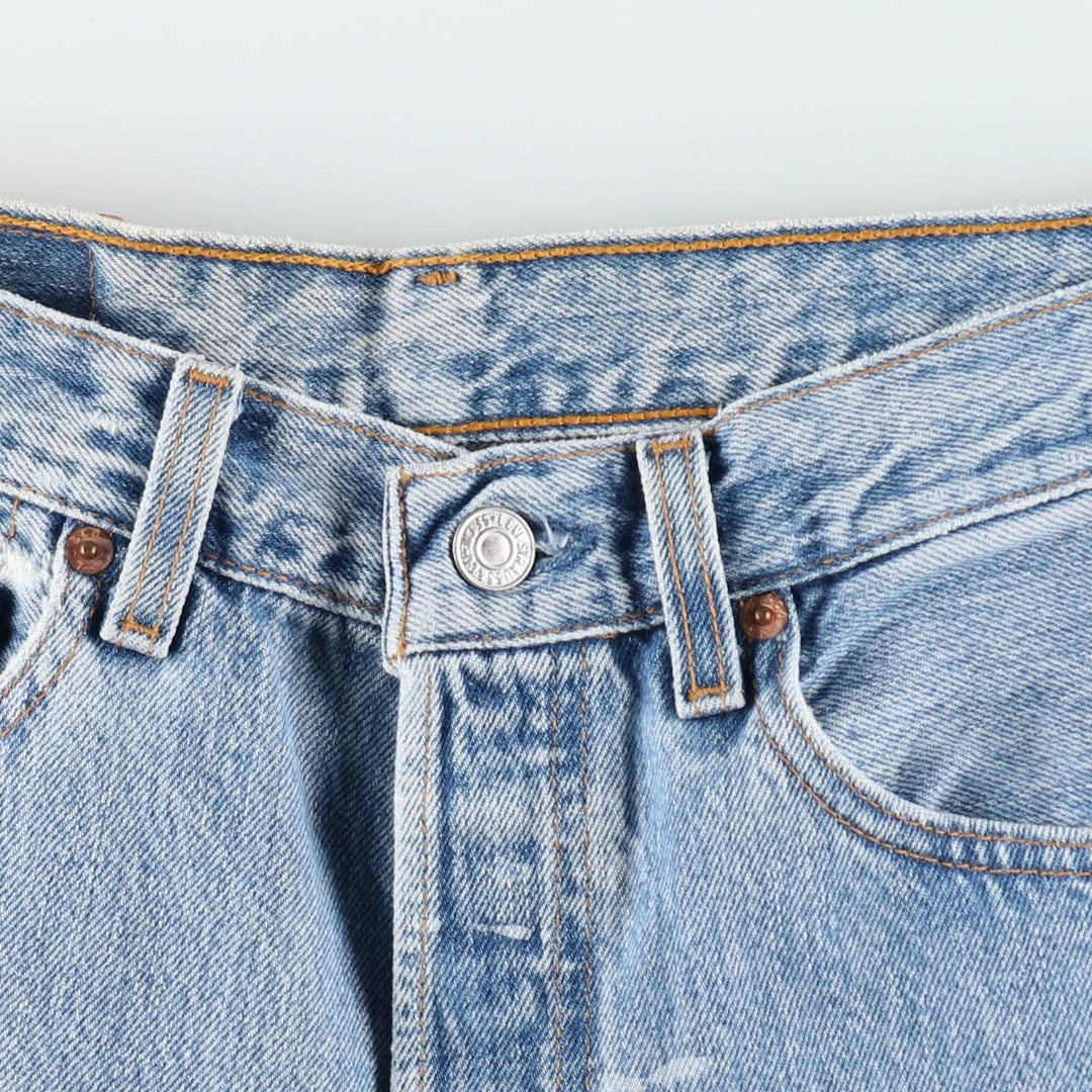 90'S Levi's 501-0193 Straight Denim Pants Made in USA Men's W30 Vintage cotton blue type Vintage Second Hand