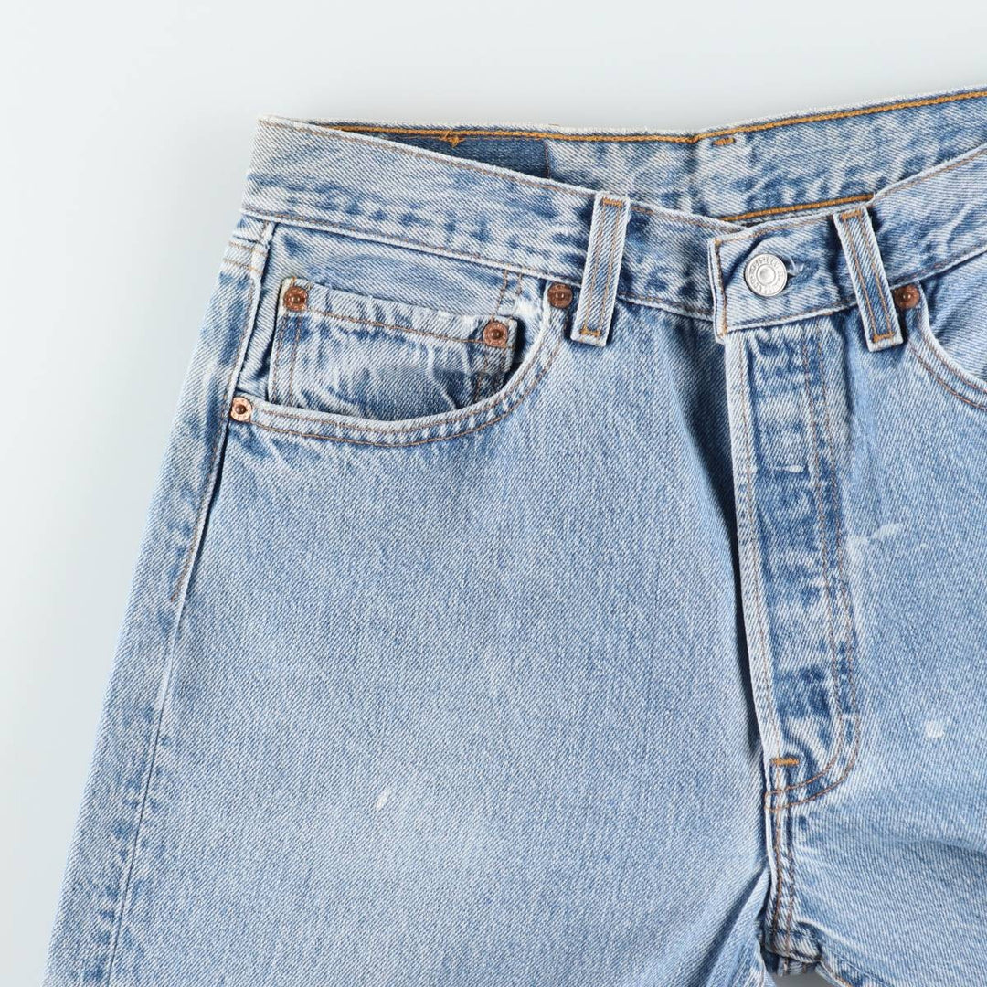 90'S Levi's 501-0193 Straight Denim Pants Made in USA Men's W30 Vintage cotton blue type Vintage Second Hand