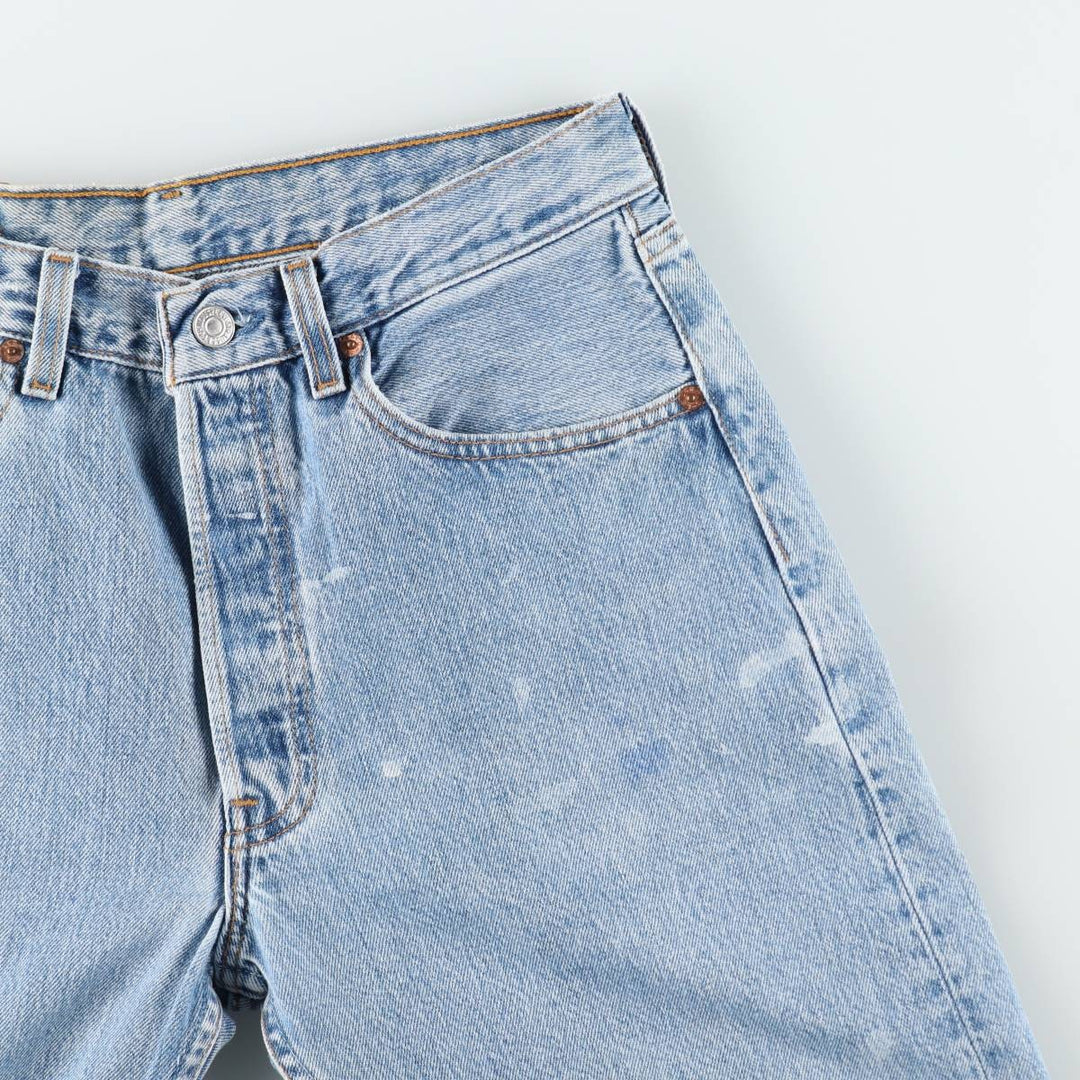 90'S Levi's 501-0193 Straight Denim Pants Made in USA Men's W30 Vintage cotton blue type Vintage Second Hand