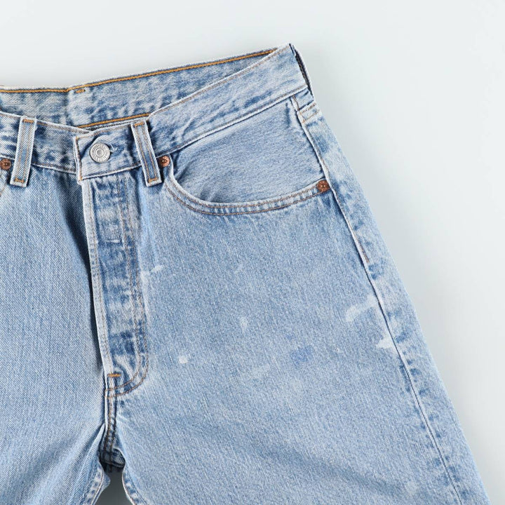 90'S Levi's 501-0193 Straight Denim Pants Made in USA Men's W30 Vintage cotton blue type Vintage Second Hand
