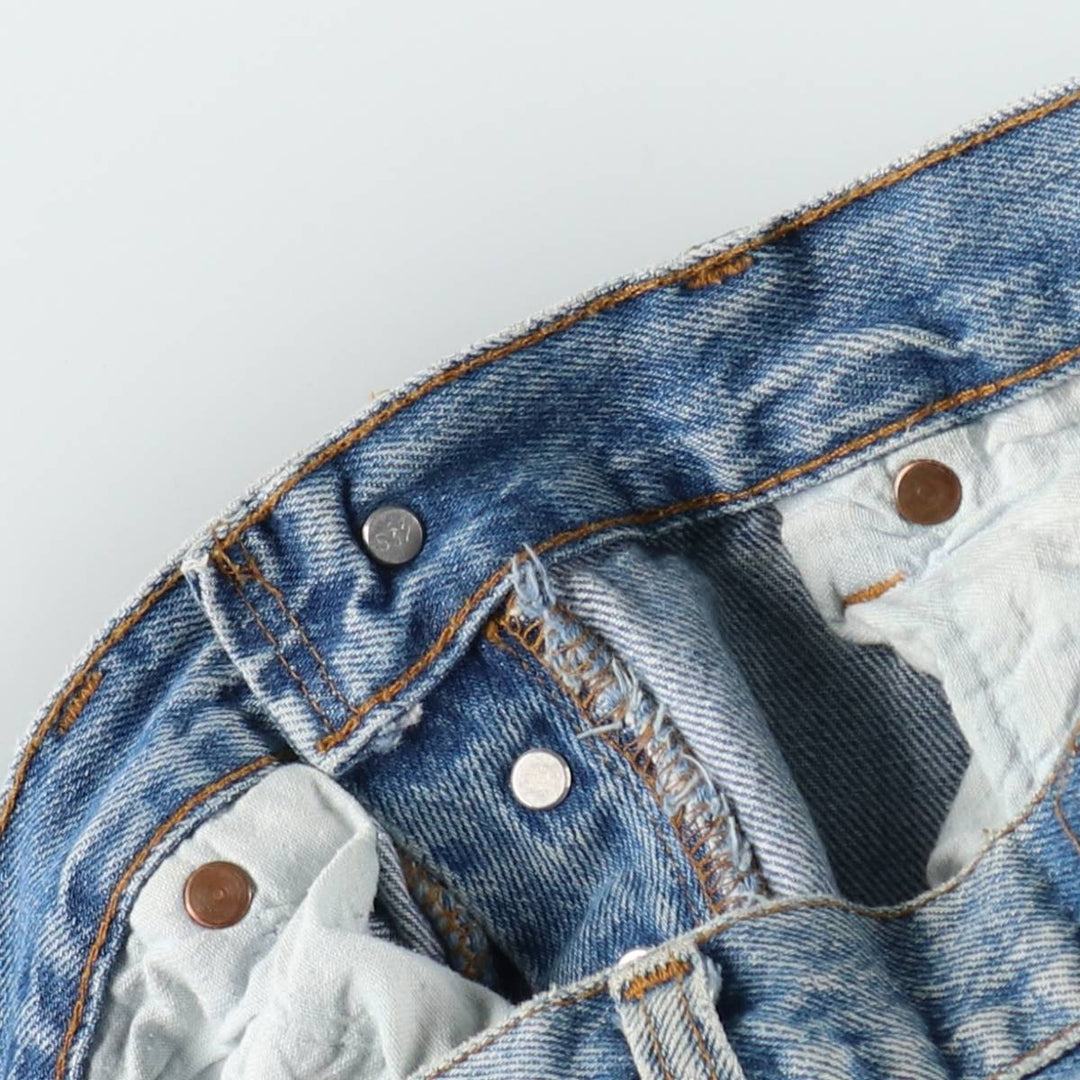 ~1990'S Levi's 501-0191 Straight Denim Pants, Made in USA, Men's Size W31 (approx.), Vintage cotton blue type Vintage Second Hand
