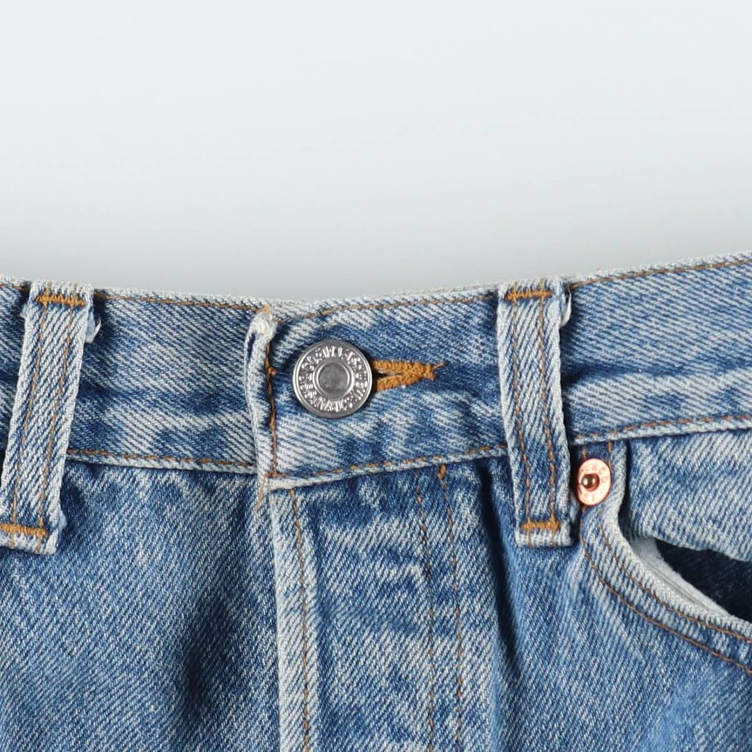 ~1990'S Levi's 501-0191 Straight Denim Pants, Made in USA, Men's Size W31 (approx.), Vintage cotton blue type Vintage Second Hand