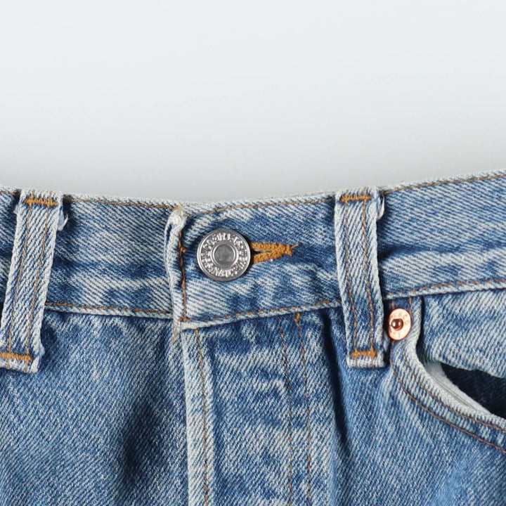 ~1990'S Levi's 501-0191 Straight Denim Pants, Made in USA, Men's Size W31 (approx.), Vintage cotton blue type Vintage Second Hand