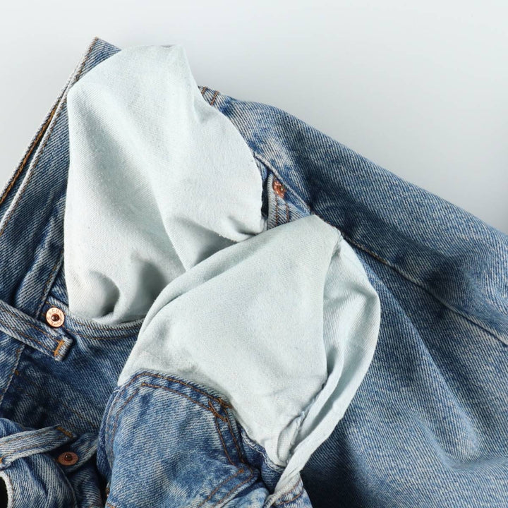 ~1990'S Levi's 501-0191 Straight Denim Pants, Made in USA, Men's Size W31 (approx.), Vintage cotton blue type Vintage Second Hand