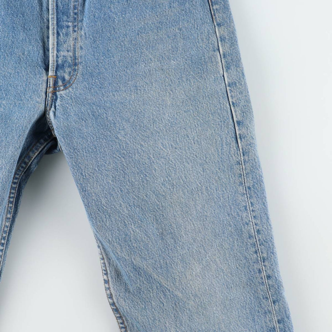 ~1990'S Levi's 501-0191 Straight Denim Pants, Made in USA, Men's Size W31 (approx.), Vintage cotton blue type Vintage Second Hand