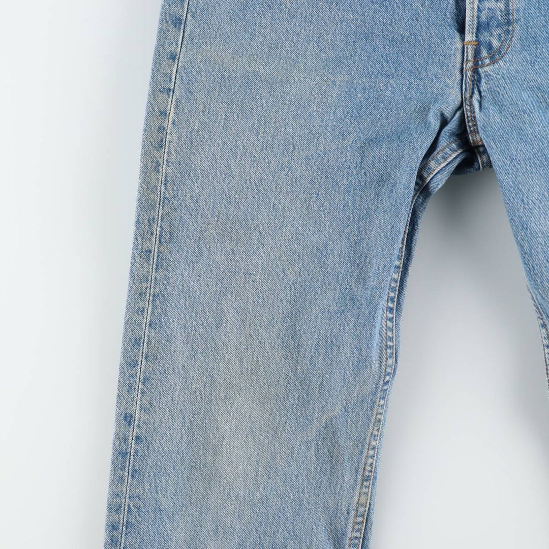 ~1990'S Levi's 501-0191 Straight Denim Pants, Made in USA, Men's Size W31 (approx.), Vintage cotton blue type Vintage Second Hand