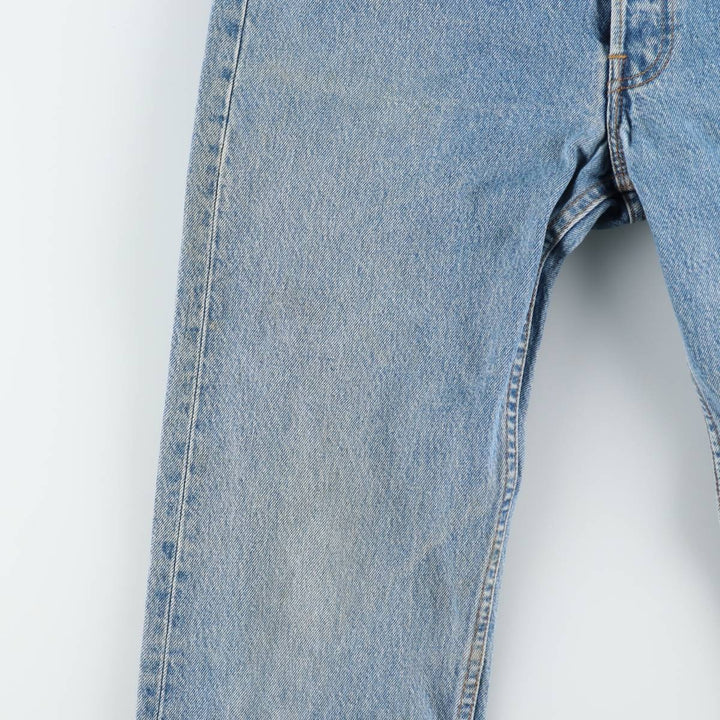 ~1990'S Levi's 501-0191 Straight Denim Pants, Made in USA, Men's Size W31 (approx.), Vintage cotton blue type Vintage Second Hand