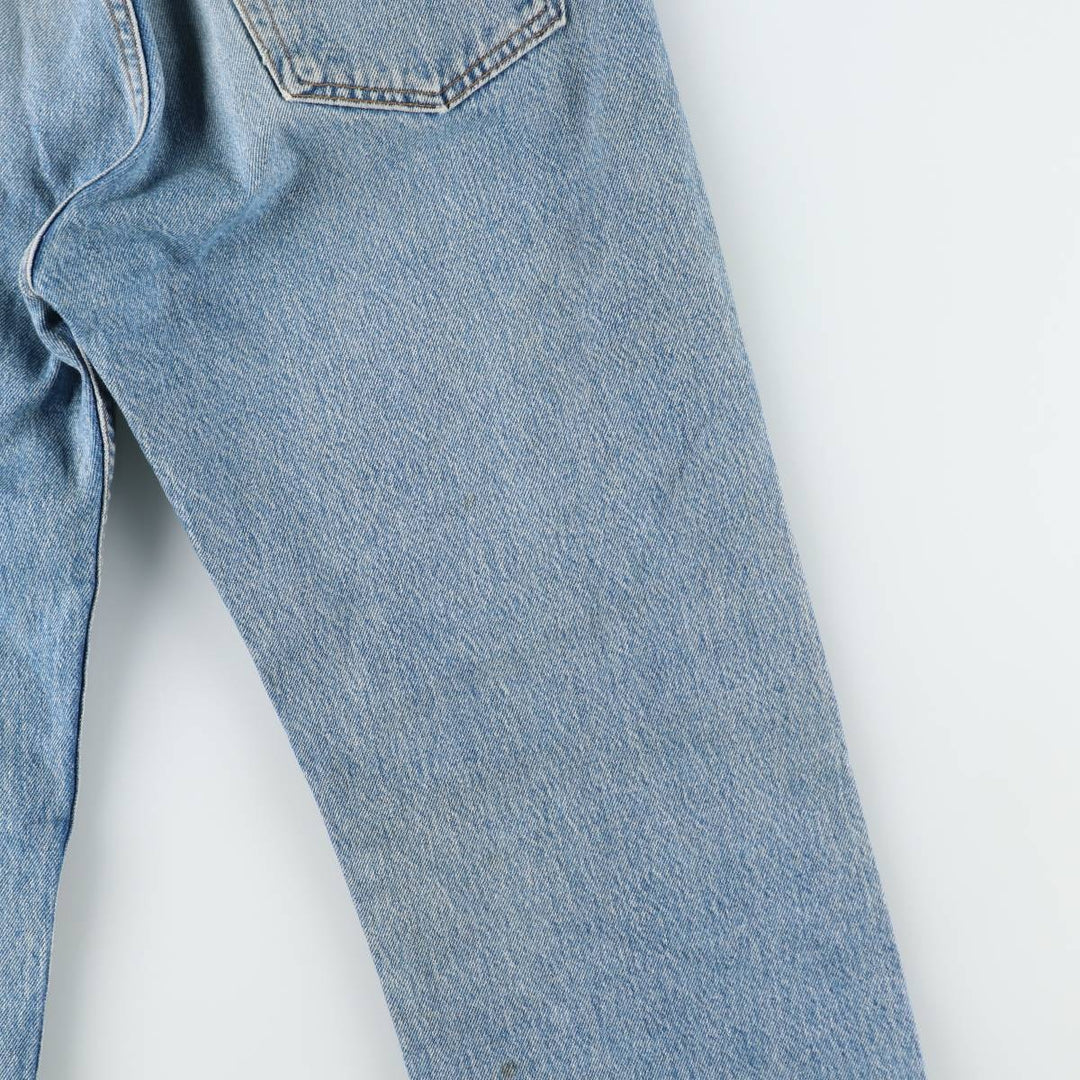 ~1990'S Levi's 501-0191 Straight Denim Pants, Made in USA, Men's Size W31 (approx.), Vintage cotton blue type Vintage Second Hand