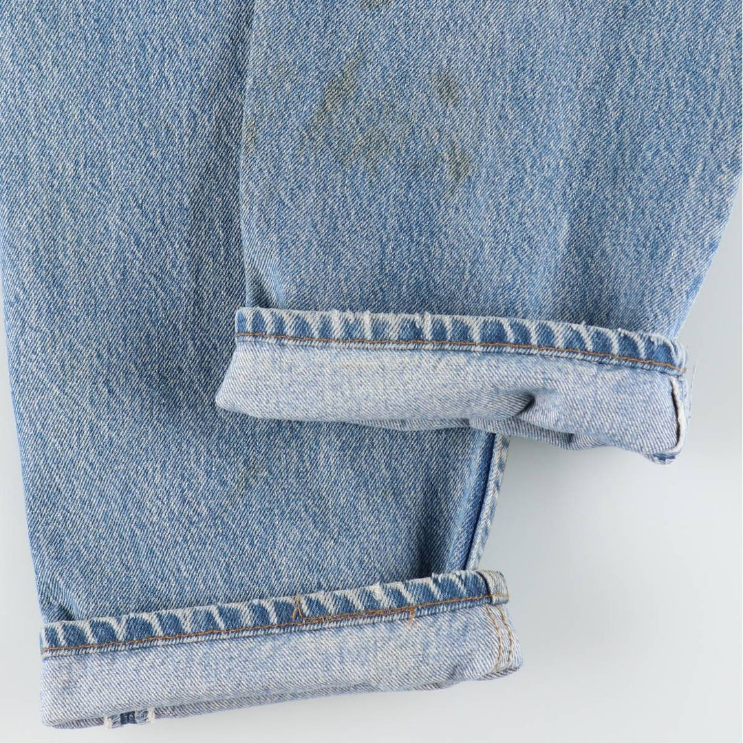 ~1990'S Levi's 501-0191 Straight Denim Pants, Made in USA, Men's Size W31 (approx.), Vintage cotton blue type Vintage Second Hand