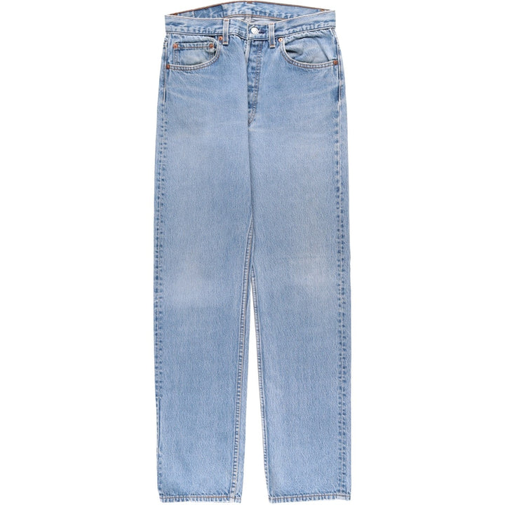 90'S Levi's Straight Denim Pants, Made in USA, Men's, W30 Size, Vintage cotton Blue type light blue Vintage Second Hand
