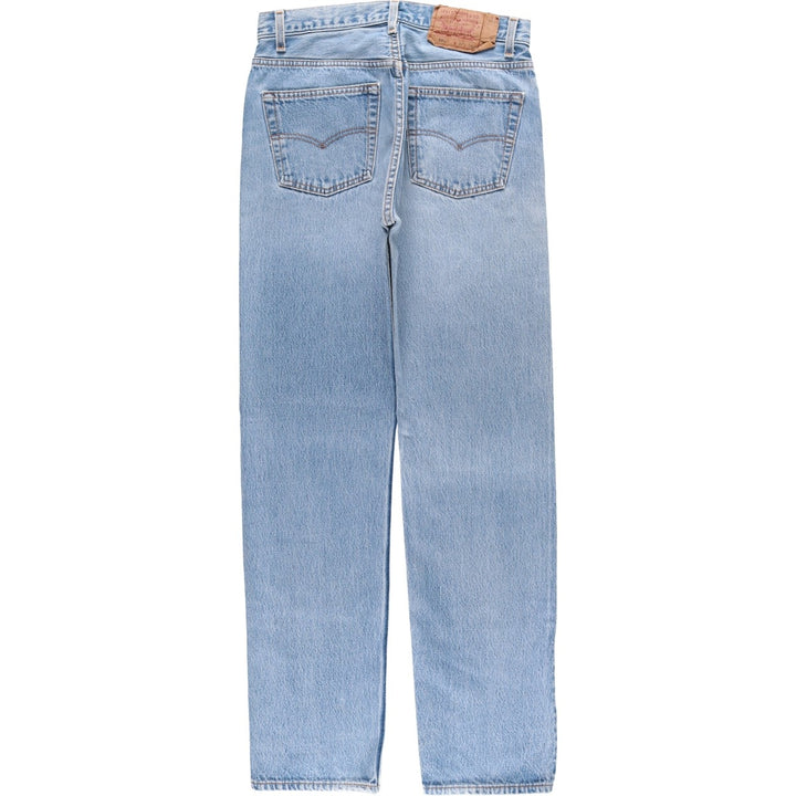 90'S Levi's Straight Denim Pants, Made in USA, Men's, W30 Size, Vintage cotton Blue type light blue Vintage Second Hand