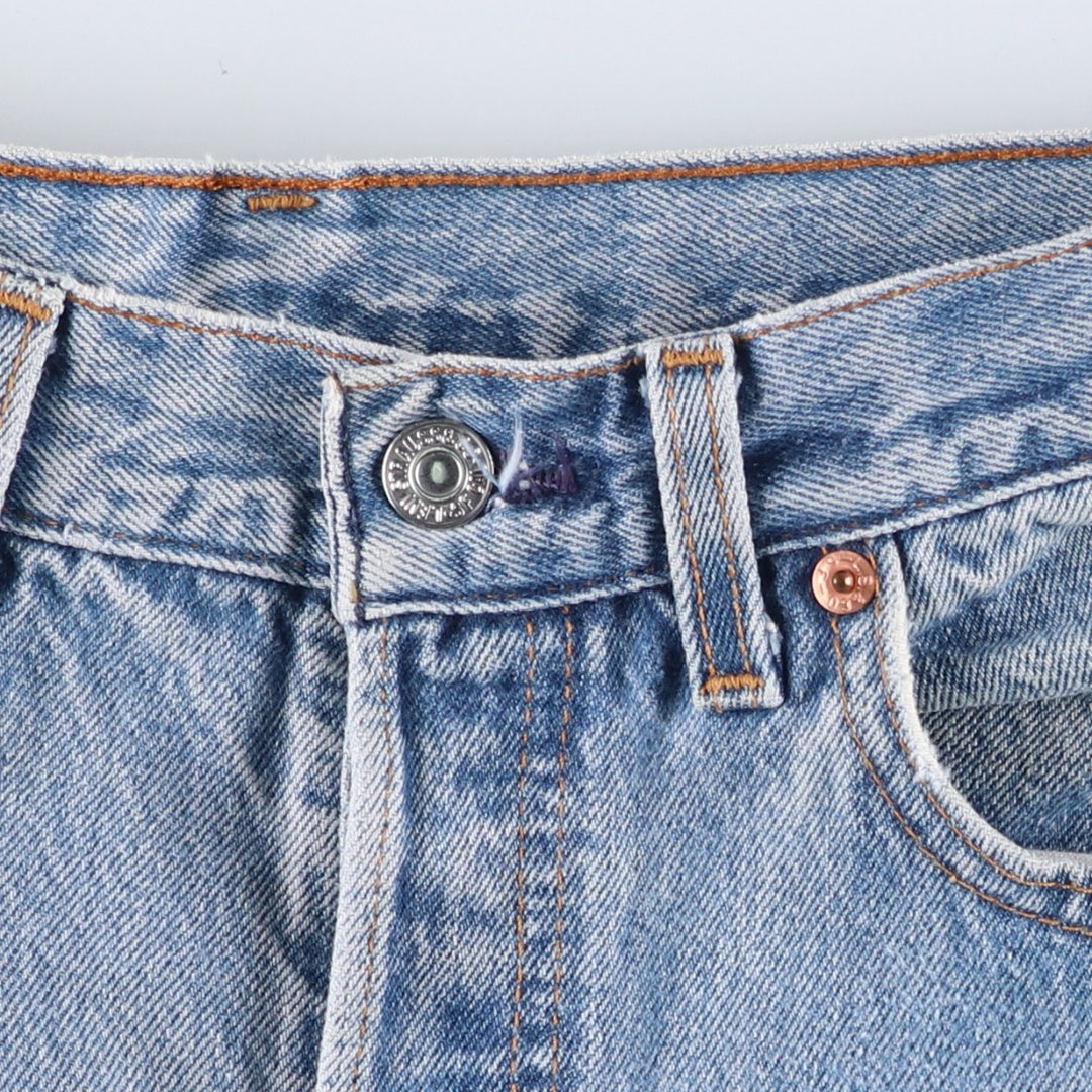 90'S Levi's Straight Denim Pants, Made in USA, Men's, W30 Size, Vintage cotton Blue type light blue Vintage Second Hand