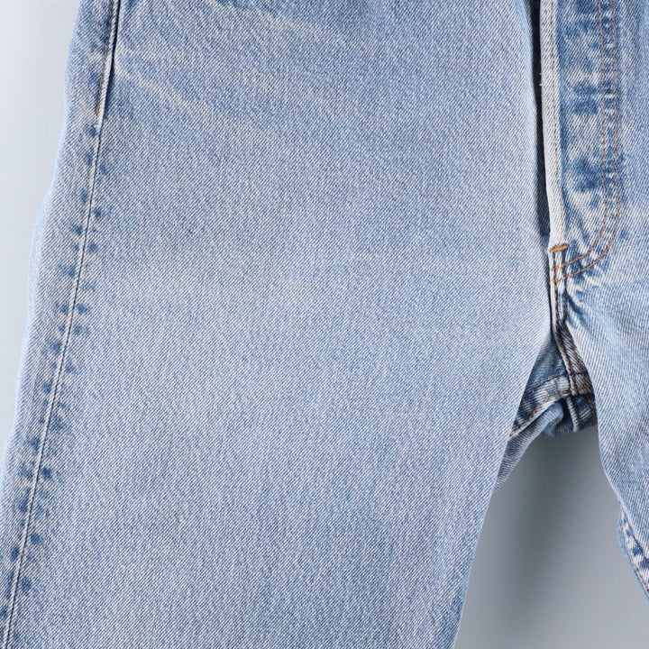 90'S Levi's Straight Denim Pants, Made in USA, Men's, W30 Size, Vintage cotton Blue type light blue Vintage Second Hand