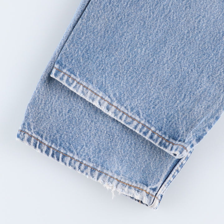 90'S Levi's Straight Denim Pants, Made in USA, Men's, W30 Size, Vintage cotton Blue type light blue Vintage Second Hand
