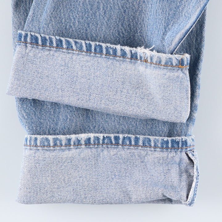 90'S Levi's Straight Denim Pants, Made in USA, Men's, W30 Size, Vintage cotton Blue type light blue Vintage Second Hand