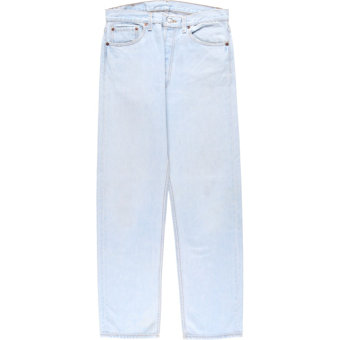 90'S Levi's 501-0134 Straight Denim Pants Made in USA Men's W32 Vintage cotton Blue type light blue Vintage Second Hand