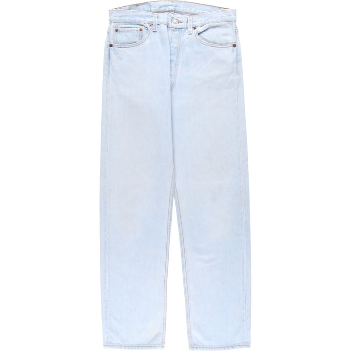 90'S Levi's 501-0134 Straight Denim Pants Made in USA Men's W32 Vintage cotton Blue type light blue Vintage Second Hand