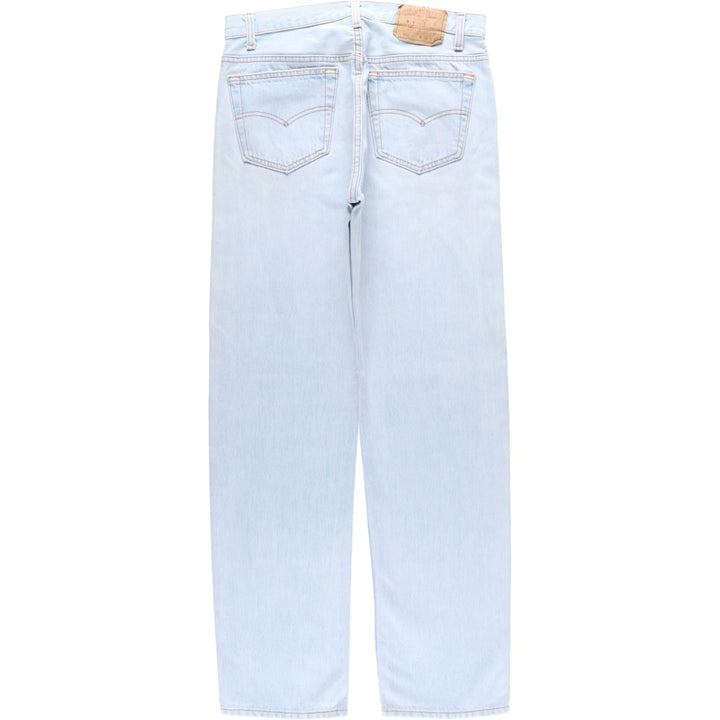 90'S Levi's 501-0134 Straight Denim Pants Made in USA Men's W32 Vintage cotton Blue type light blue Vintage Second Hand