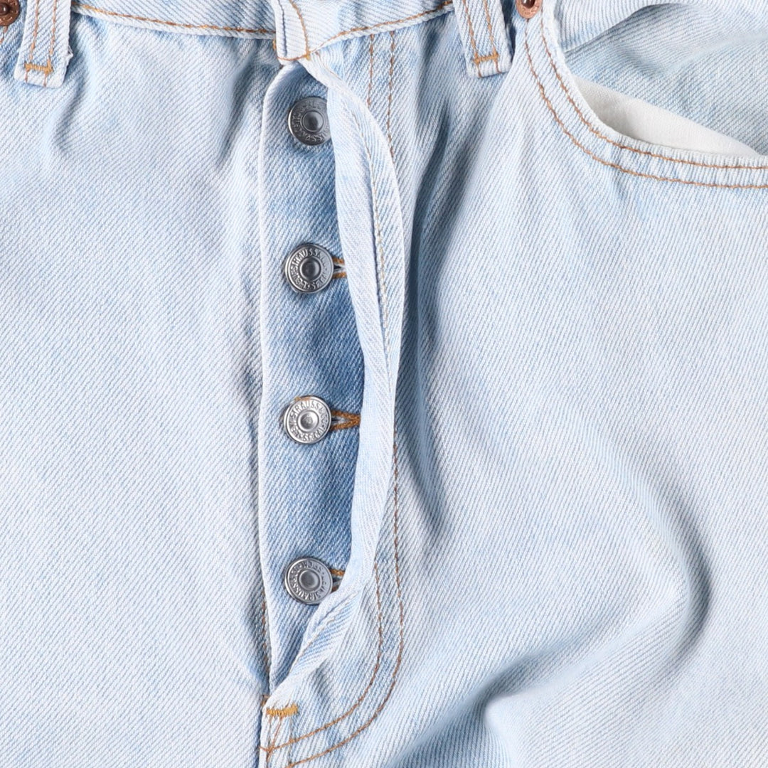 90'S Levi's 501-0134 Straight Denim Pants Made in USA Men's W32 Vintage cotton Blue type light blue Vintage Second Hand