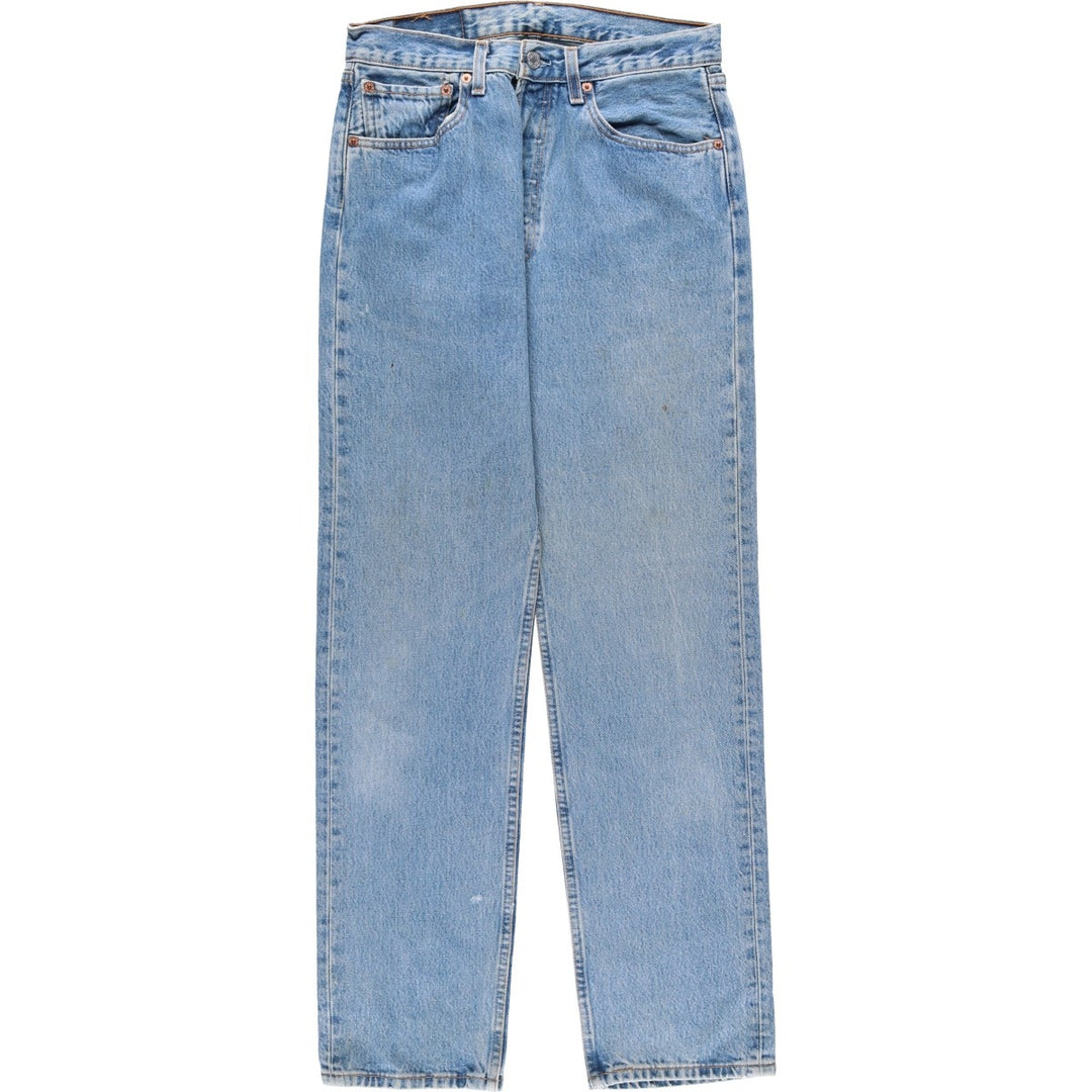 Levi's 501 straight denim pants for men, equivalent to w29 unclear blue type Vintage Second Hand