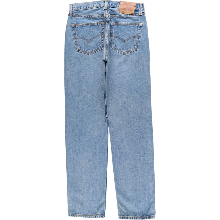 Levi's 501 straight denim pants for men, equivalent to w29 unclear blue type Vintage Second Hand