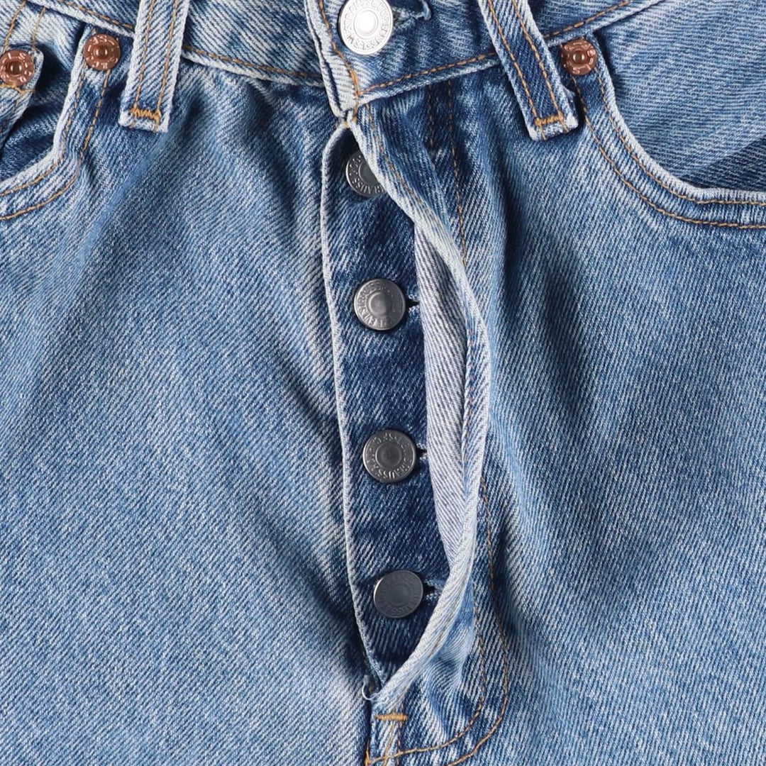Levi's 501 straight denim pants for men, equivalent to w29 unclear blue type Vintage Second Hand