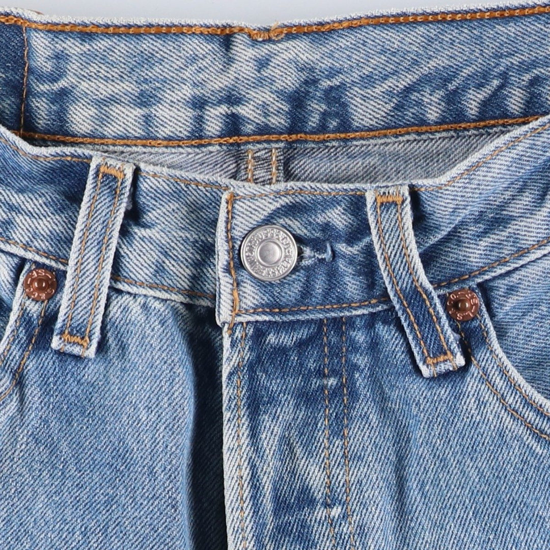 Levi's 501 straight denim pants for men, equivalent to w29 unclear blue type Vintage Second Hand