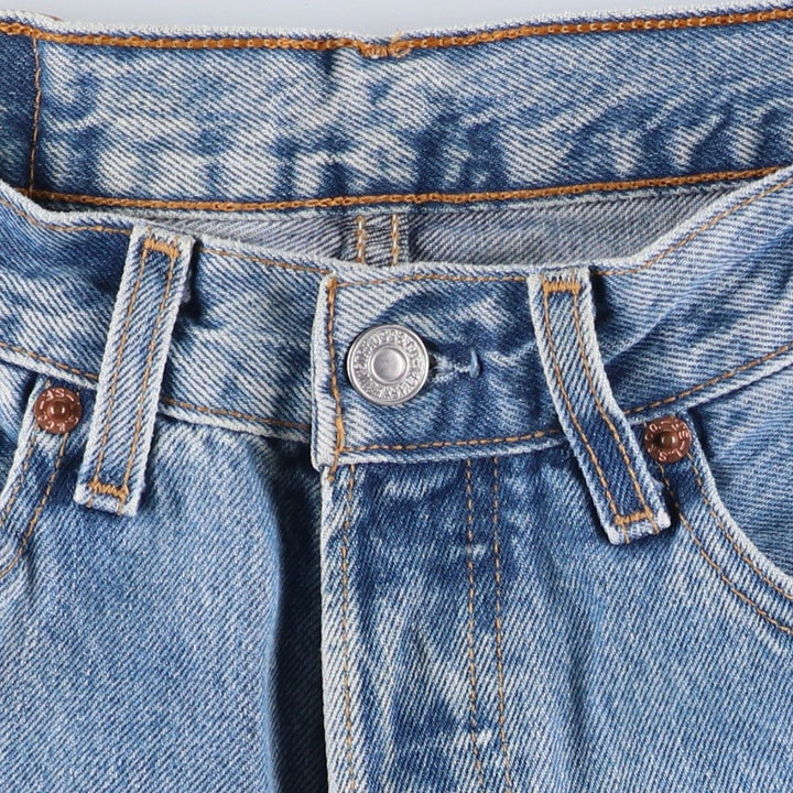 Levi's 501 straight denim pants for men, equivalent to w29 unclear blue type Vintage Second Hand