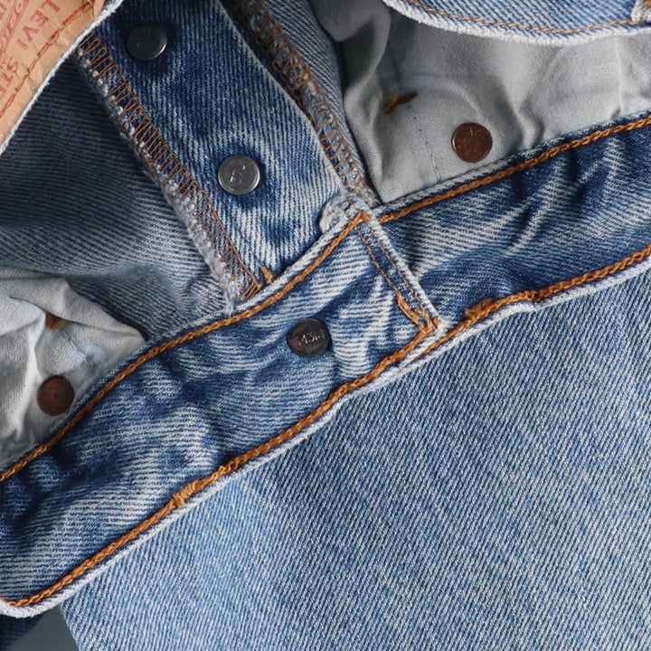 Levi's 501 straight denim pants for men, equivalent to w29 unclear blue type Vintage Second Hand