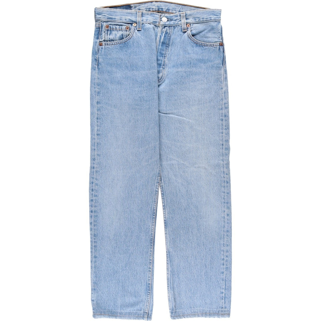 90'S Levi's 501-0193 Straight Denim Pants Made in USA Men's W31 Vintage cotton Blue type light blue Vintage Second Hand