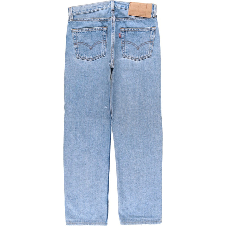 90'S Levi's 501-0193 Straight Denim Pants Made in USA Men's W31 Vintage cotton Blue type light blue Vintage Second Hand