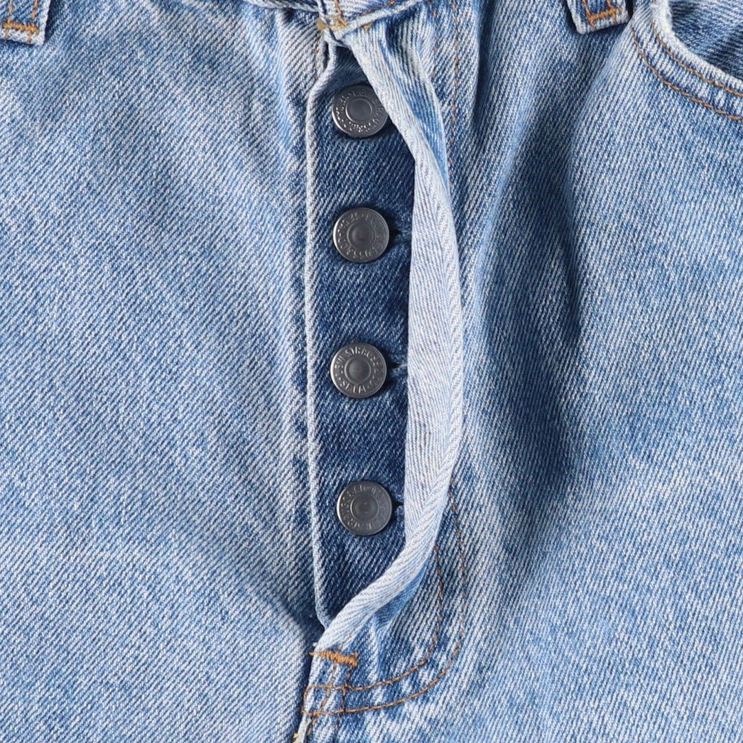 90'S Levi's 501-0193 Straight Denim Pants Made in USA Men's W31 Vintage cotton Blue type light blue Vintage Second Hand