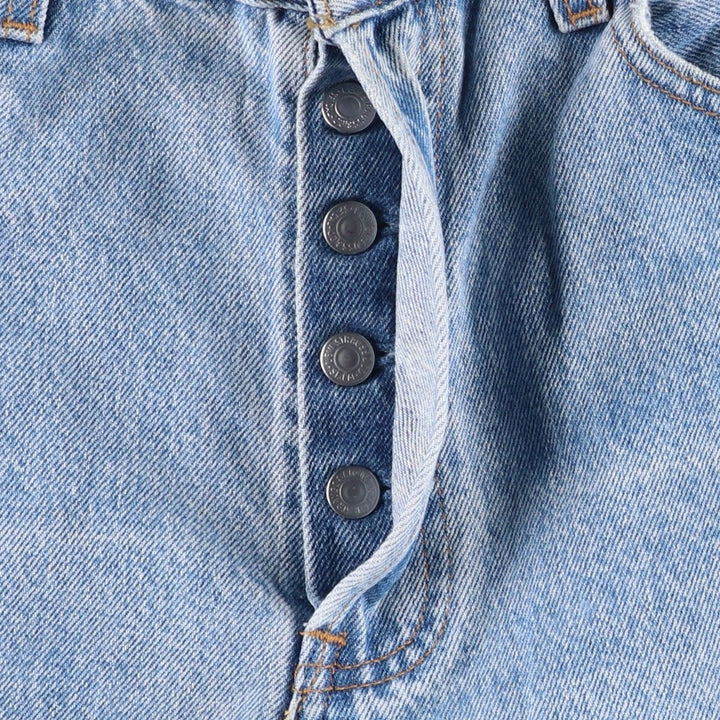 90'S Levi's 501-0193 Straight Denim Pants Made in USA Men's W31 Vintage cotton Blue type light blue Vintage Second Hand