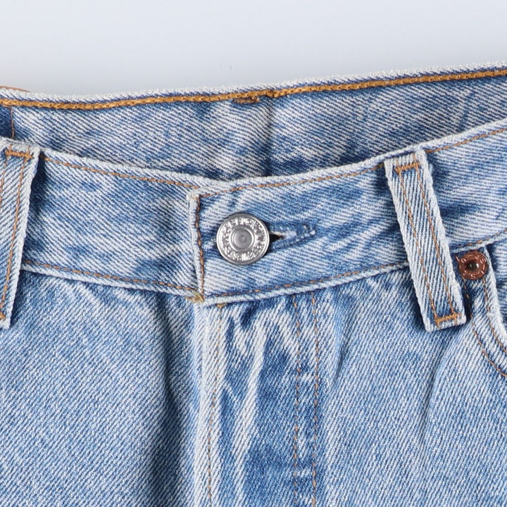 90'S Levi's 501-0193 Straight Denim Pants Made in USA Men's W31 Vintage cotton Blue type light blue Vintage Second Hand