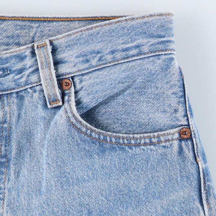 90'S Levi's 501-0193 Straight Denim Pants Made in USA Men's W31 Vintage cotton Blue type light blue Vintage Second Hand