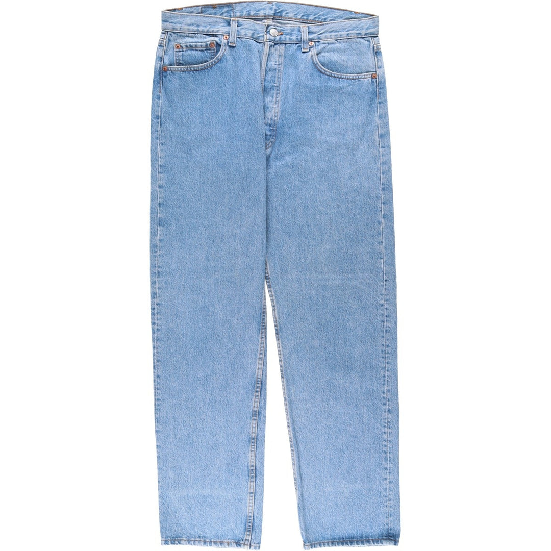 90'S Levi's 501-0191 Straight Denim Pants Made in USA Men's W35 Vintage cotton Blue type light blue Vintage Second Hand