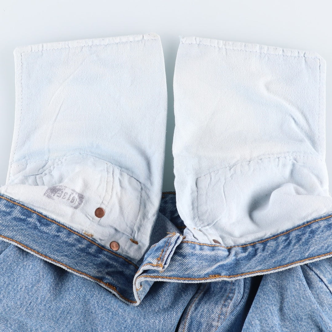 90'S Levi's 501-0191 Straight Denim Pants Made in USA Men's W35 Vintage cotton Blue type light blue Vintage Second Hand