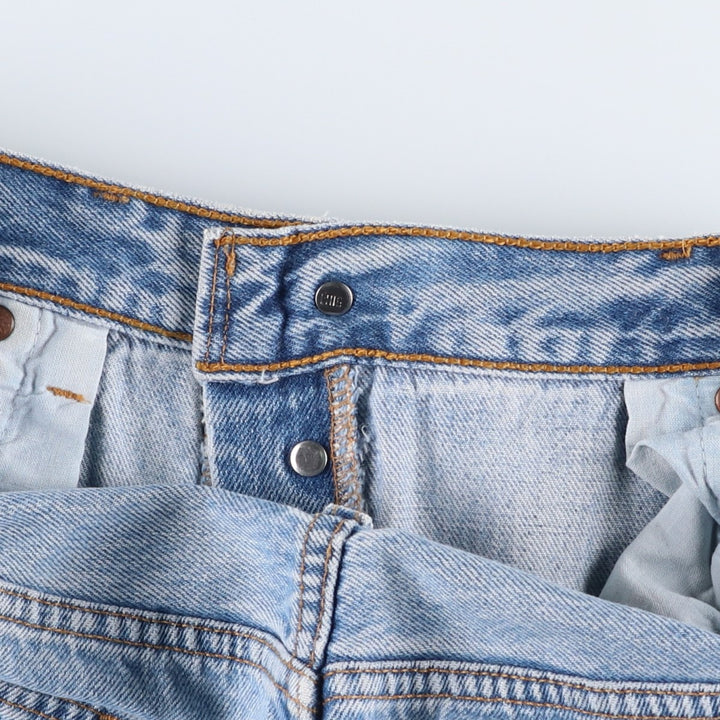 90'S Levi's 501-0193 Straight Denim Pants, Made in USA, Men's, Size 35, Vintage cotton Blue type light blue Vintage Second Hand
