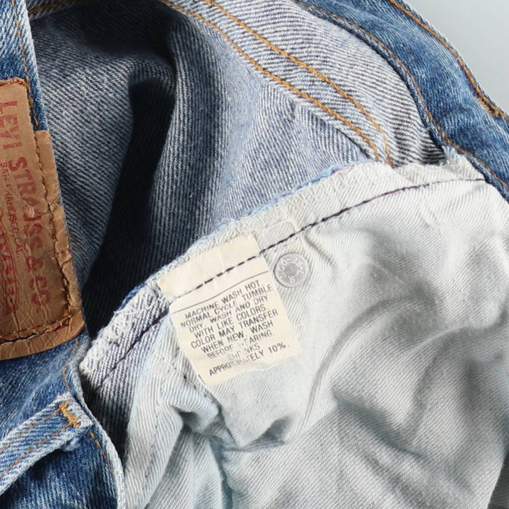 80s-90'S Levi's 501-0000 Straight Denim Pants, Made in USA, Men's Size W32 (approx.), Vintage cotton blue type Vintage Second Hand