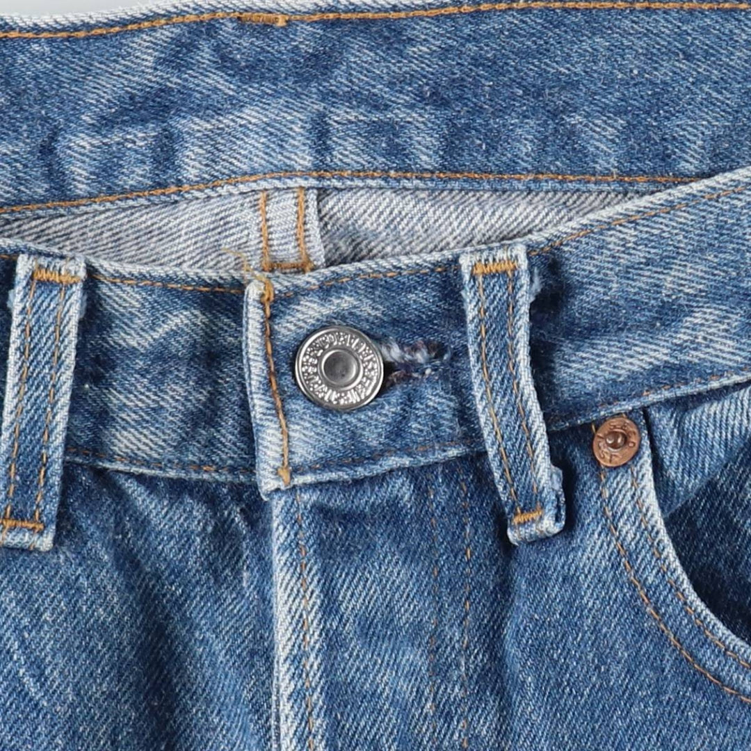 80s-90'S Levi's 501-0000 Straight Denim Pants, Made in USA, Men's Size W32 (approx.), Vintage cotton blue type Vintage Second Hand