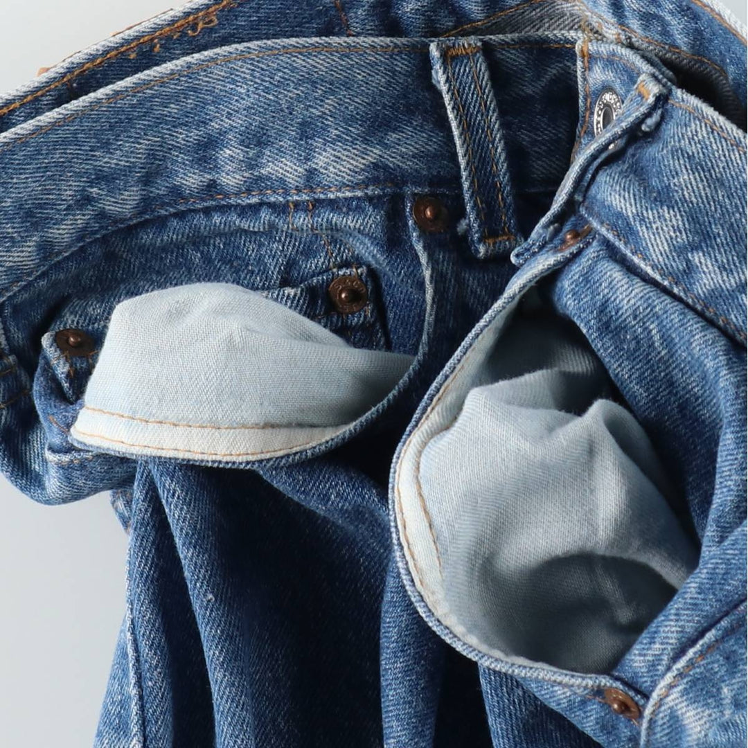 80s-90'S Levi's 501-0000 Straight Denim Pants, Made in USA, Men's Size W32 (approx.), Vintage cotton blue type Vintage Second Hand